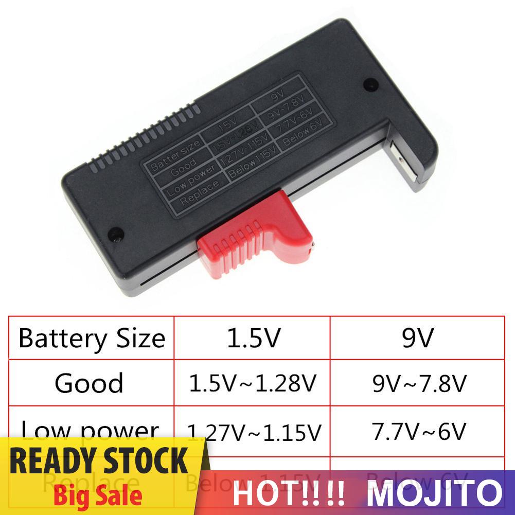 MOJITO BT168D Smart LCD Digital Batteries Tester Electronic Measure Checker for 9V