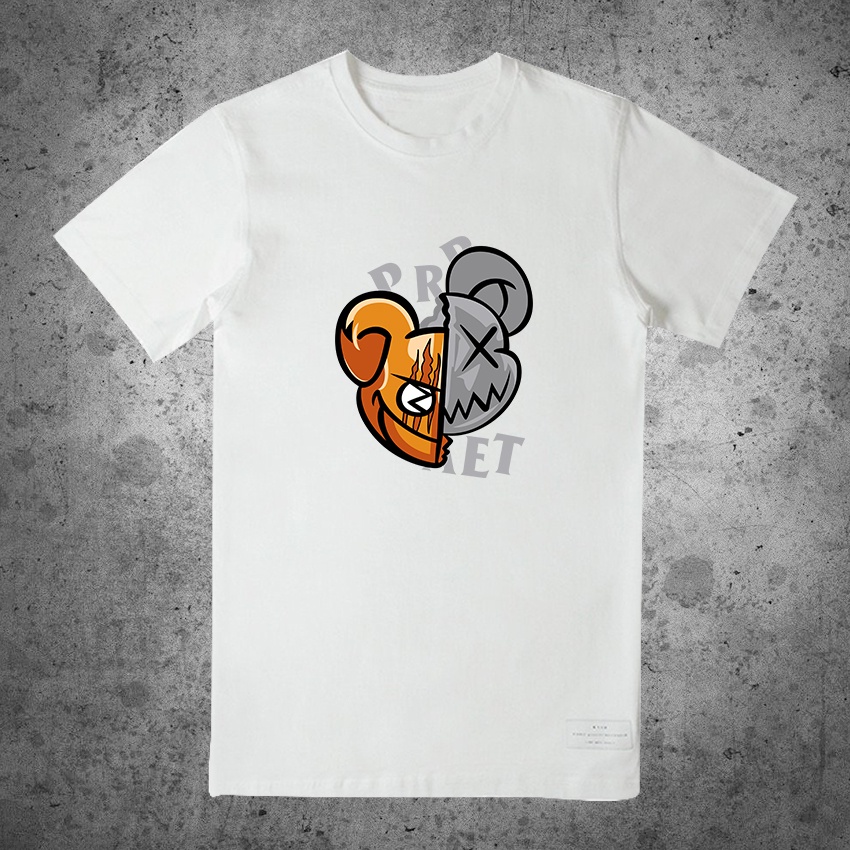 KAOS DISTRO pria gambar&quot;FACE MOUSE&quot;