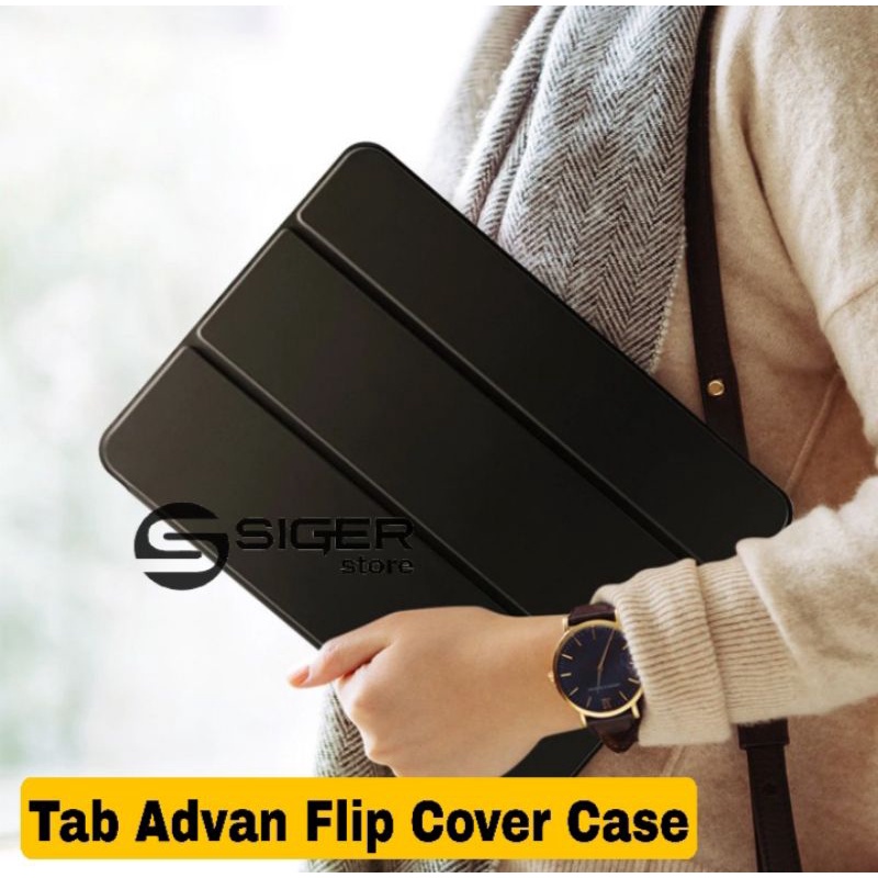 Flip Cover Advan Tab Belajar Elite / Tab 8 Belajar / Tab Gallilea - Orginal