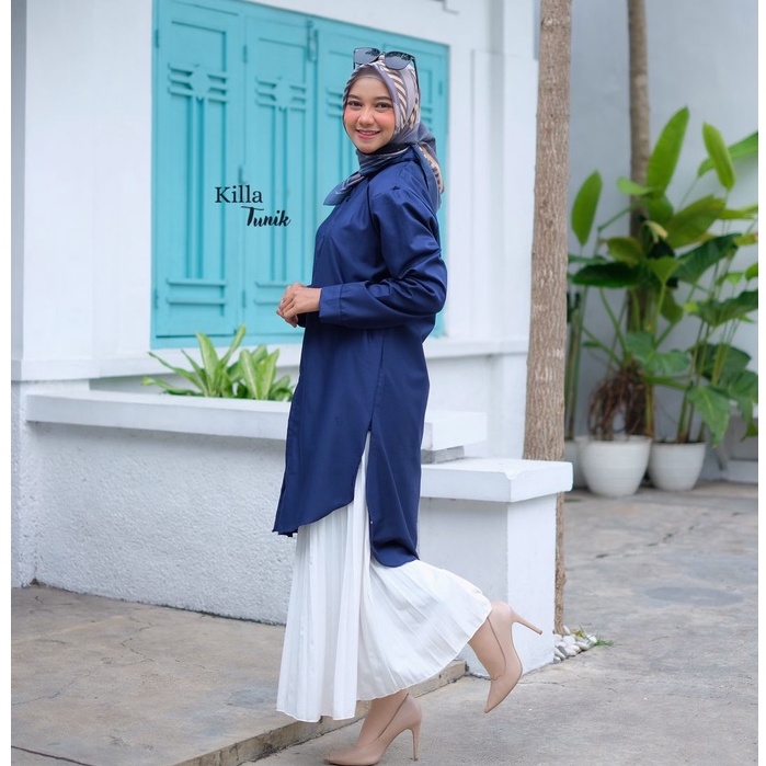 TUNIK WANITA LONG SHIRT | AILEN TUNIK OVERSIZE | TUNIK AZKIA KILA TUNIK KANAYA TUNIK LONG