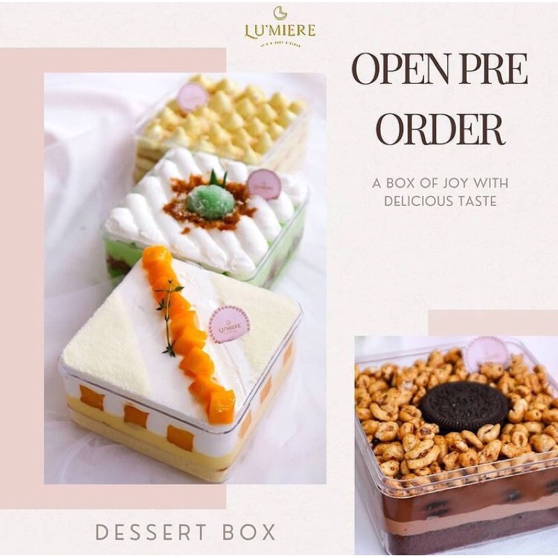 

DISSERT BOX BY LUMIERE READY YA !