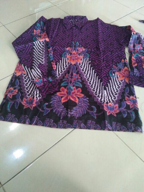 Batik Couple Keluarga - Couple Batik Indonesia Sarimbit Gamis Familly Set Hrb026 Batik Arkan