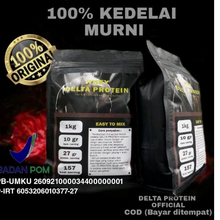 

Harga Oke--Whey delta protein susu kedelai murni 1000gram