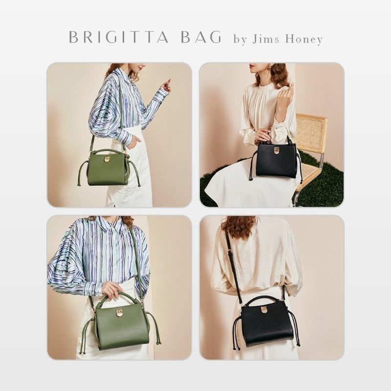 BRIGITTA BAG JIMS HONEY ORI TAS SELEMPANG WANITA MULTIFUNGSI IMPOR FASHION CEWEK KOREA SLING MURAH