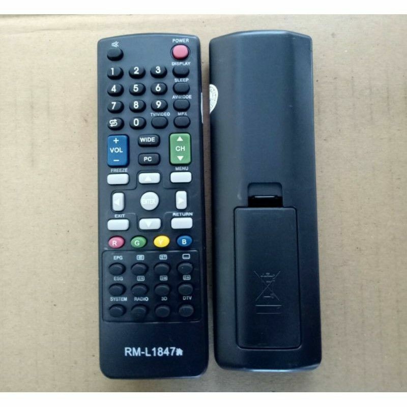 remote tv sharp aquos lcd led