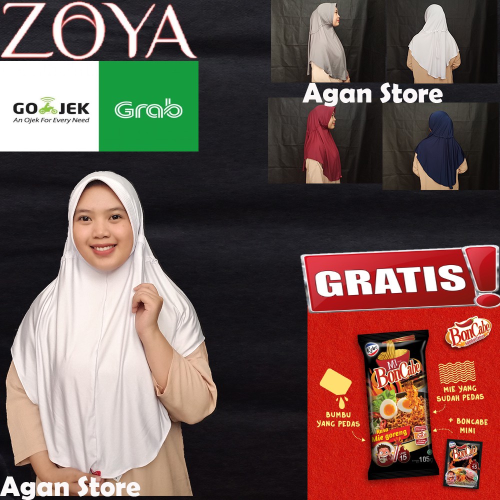 Kerudung Instan Zoya Bergo Husna Casual Hijab Instan Zoya Bergo Husna Casual Jilbab Instan Zoya-3