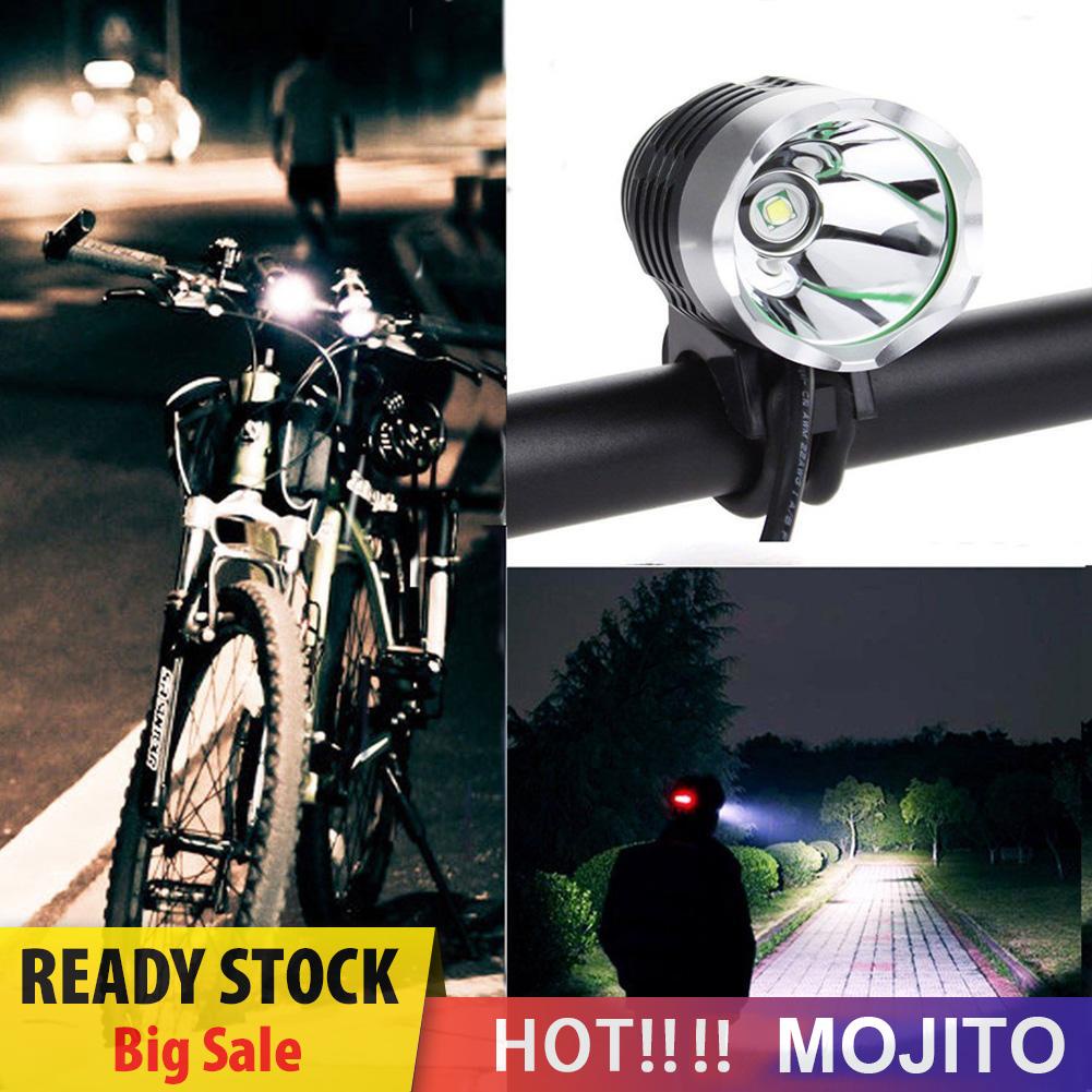 MOJITO 1200Lm Lumens 3 Modes XM-L T6 LED Bicycle Light Headlamp Q5 USB