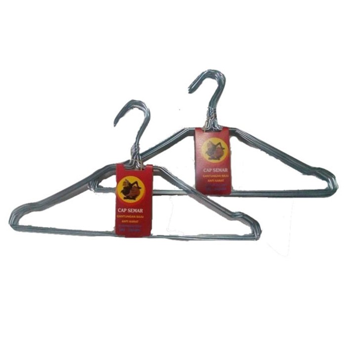 Hanger Baju Kawat - Gantungan Baju Kawat