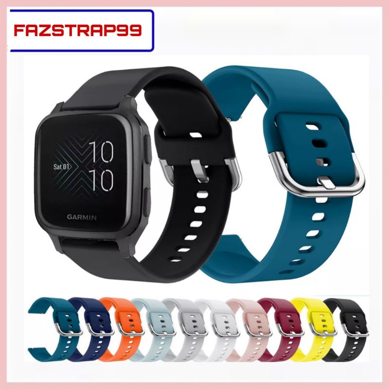 Strap Jam Tangan Tali Jam Rubber Garmin Venu / Garmin Venu SQ / Garmin Vivo Active 3