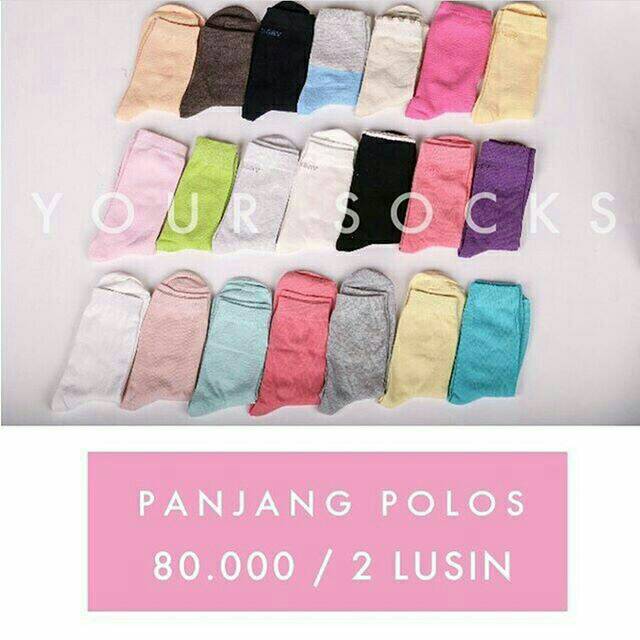 Download Kaos Kaki Panjang Polos | Shopee Indonesia