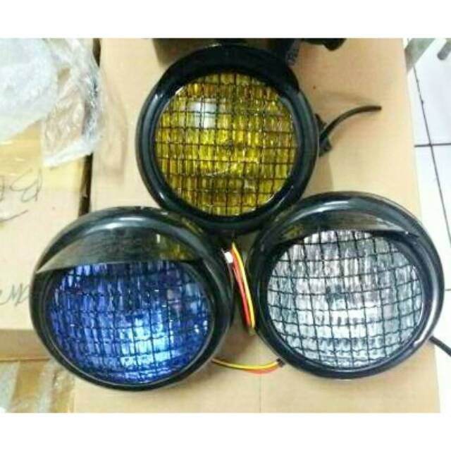 lampu depan cb gl tiger dll h4