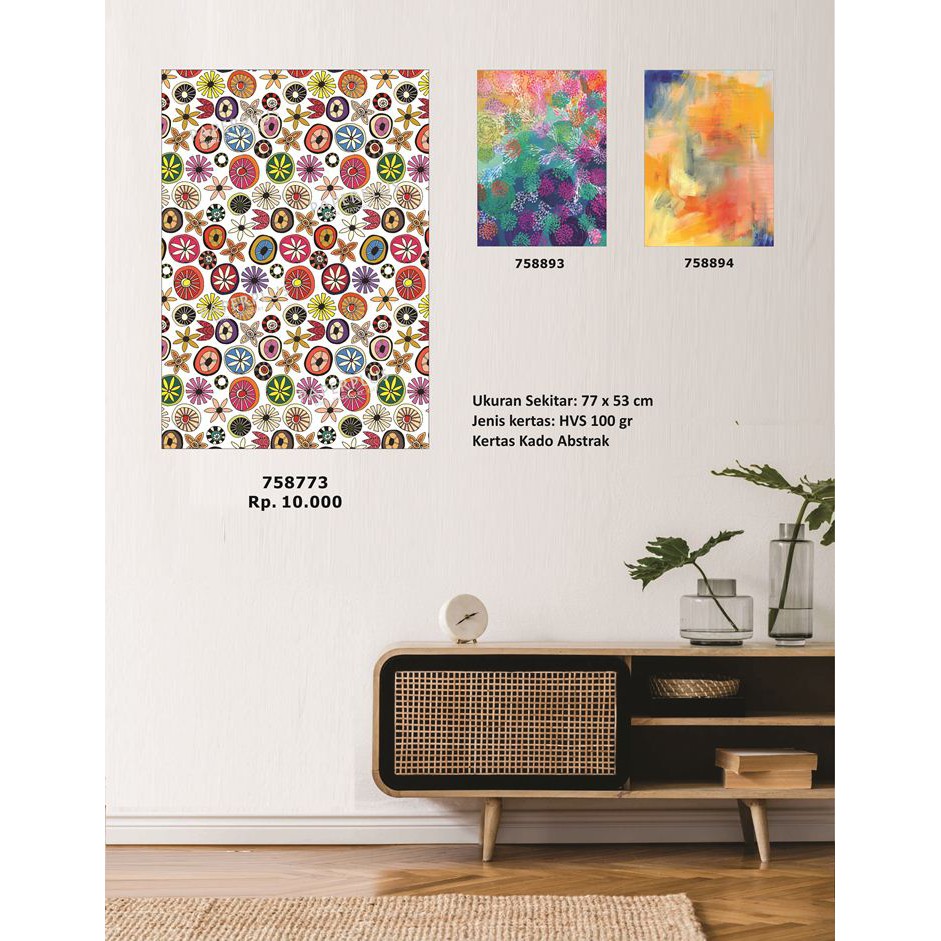 

Kertas Kado Abstrak_Summe Flowers_Series