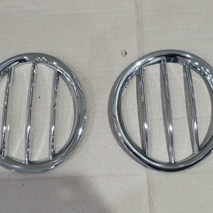 COVER Ring foglamp bumper depan toyota AVANZA /  xenia 2004 2006 2005 2007 chrome crome