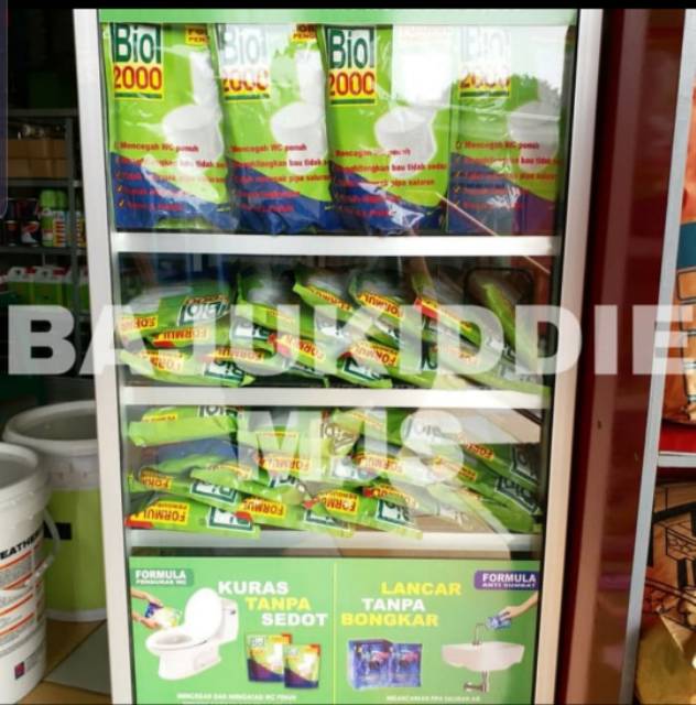 Bio 2000 penguras wc 1000 gram 1 kg / penguras septic tank / obat septic tank
