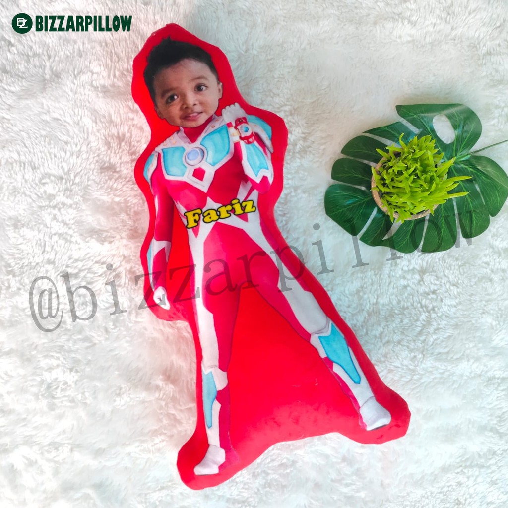 Bizzarpillow Bantal Kado Karakter Super Hero Size L  BZ109