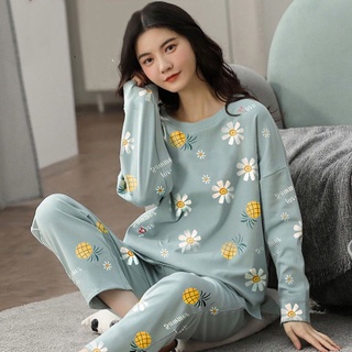 BAJU TIDUR WANITA ONE SET LENGAN PANJANG CELANA PANJANG IMPORT PREMIUM BANYAK MOTIF