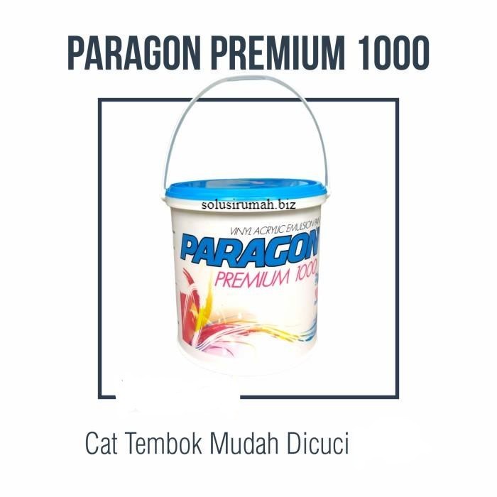 1kg Cat Tembok Paragon Premium 1000 warna hitam repacking