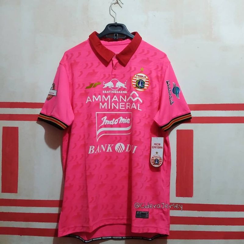 Jersey Original Persija Jakarta GK Pink 2020 Liga 1