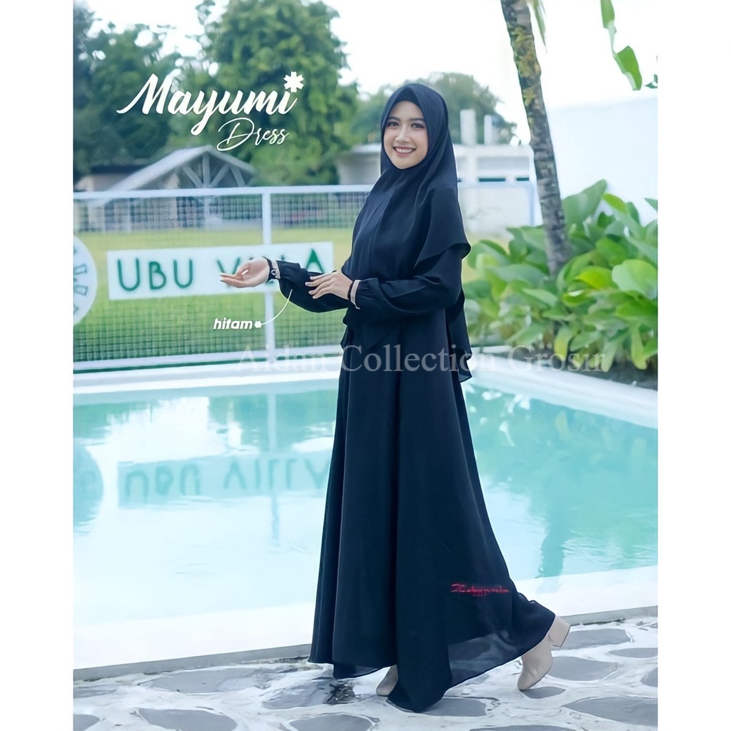 Gamis Katun Polos Toyobo Fodu Premium Basic Maxi Syari Murah