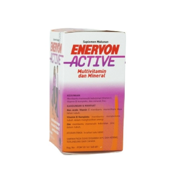 Enervon | Enervon Active Botol Tablet 30's | Vitamin C Multivitamin