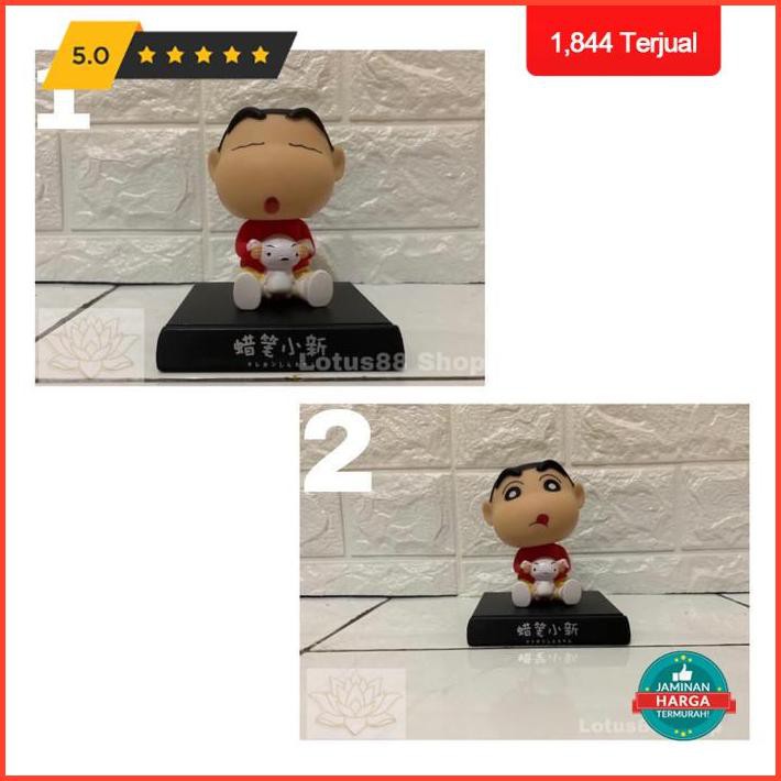 Action Figure Pajangan Dashboard Mobil Bobble Head Sinchan / Sincan Kepala Goyang / - Nomor 2 Promo