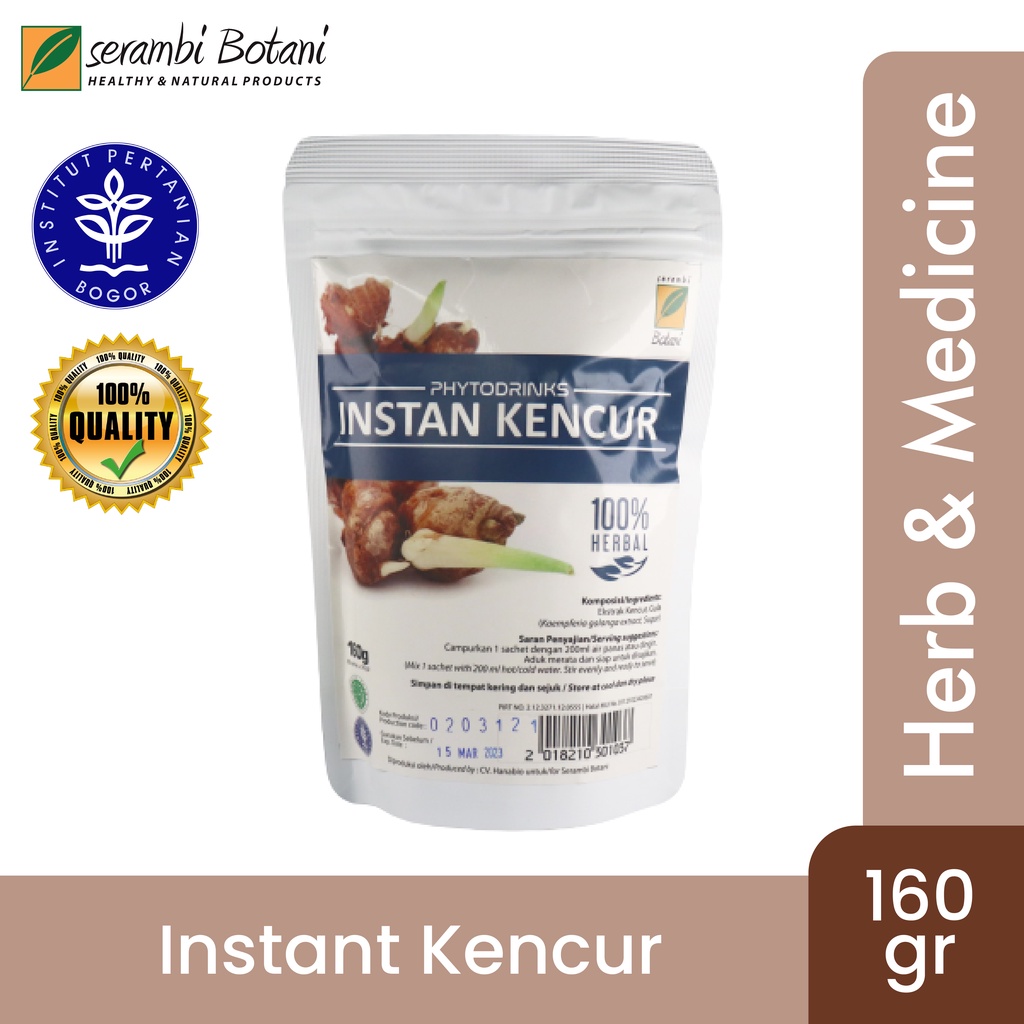 

Minuman Instant Kencur 160gr