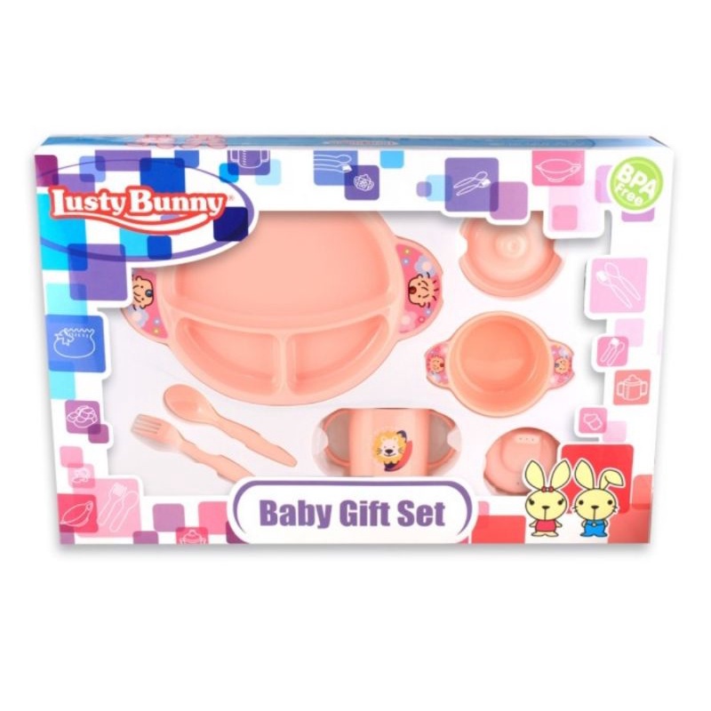 LustyBunny Baby Feeding Set LB-1865 Set Peralatan Makan Bayi &amp; Anak