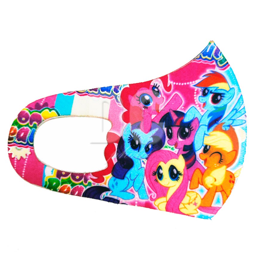 Masker Anak Kecil Scuba Premium Karakter Little Pony LOL (Bisa Pilih Motif)