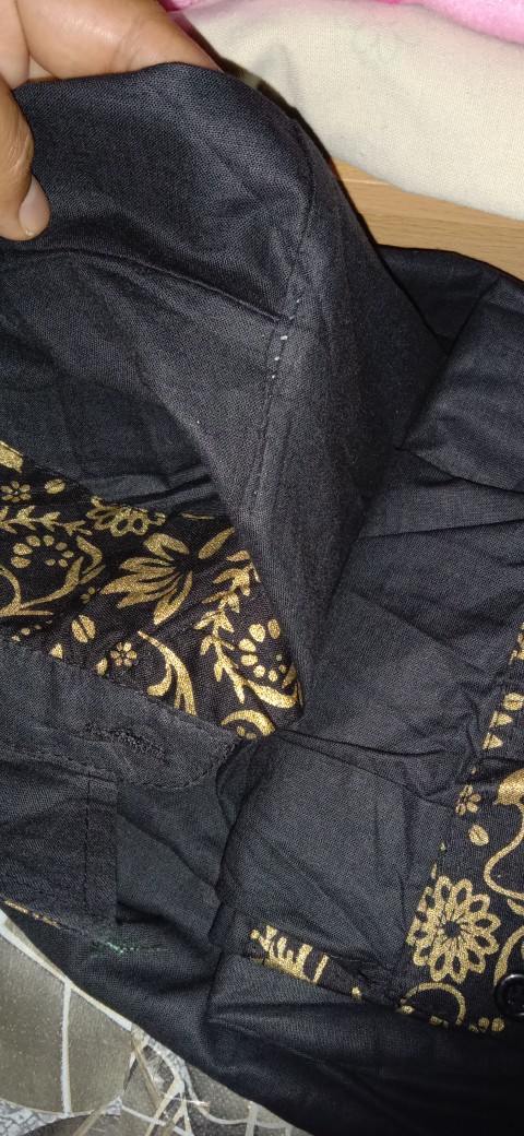 Kemeja Batik Pria Lengan Panjang Fashion Muslim Kombinasi Simple Modern Azzahir