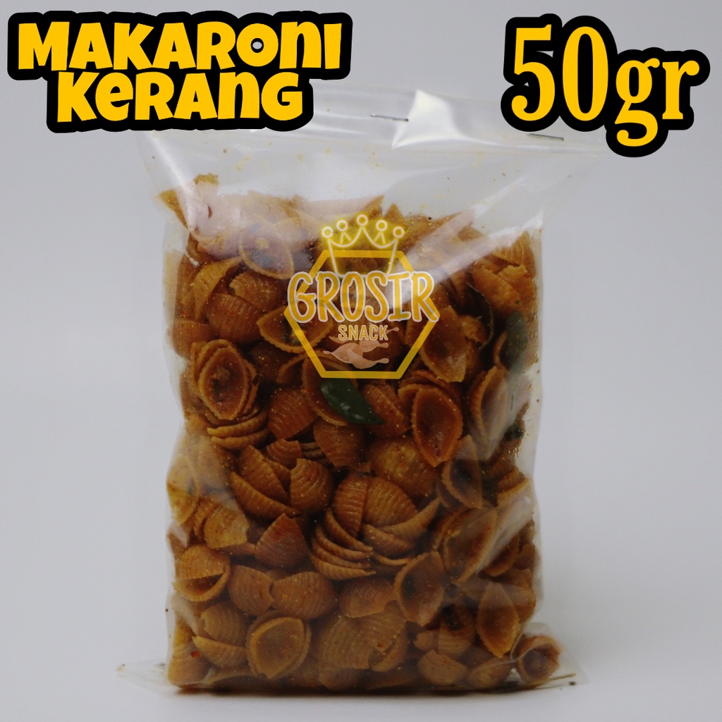 Makaroni Kerang Kriuk Seblak 50gr+ Daun Jeruk banyak rasa