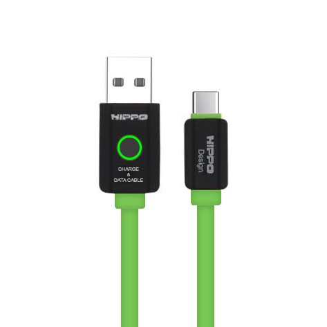 Kabel Data Hippo Teleport 2 USB Type C Fast Charging 120 cm / Tipe C - RANDOM COLOR