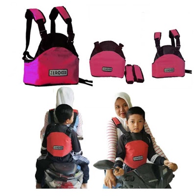 Sabuk Zerokid multifungsi 4in1 sabuk boncengan anak di motor depan dan belakang