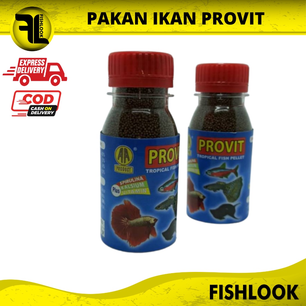 PELET IKAN KECIL PROVIT / PELLET IKAN BERVITAMIN