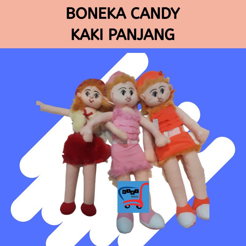 Boneka candy kaki panjang