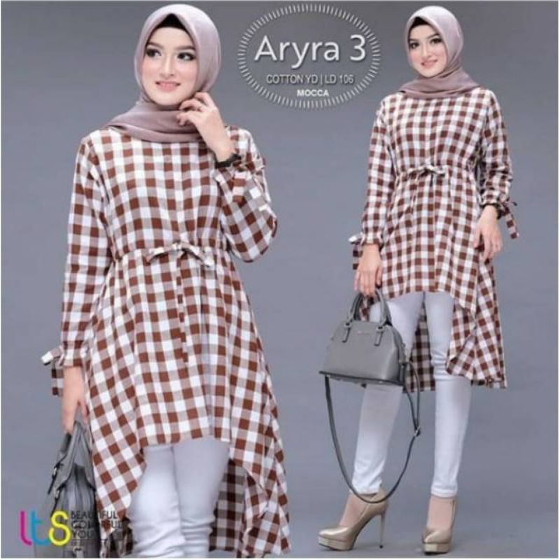 Aryra tunik atasan wanita fashion remaja