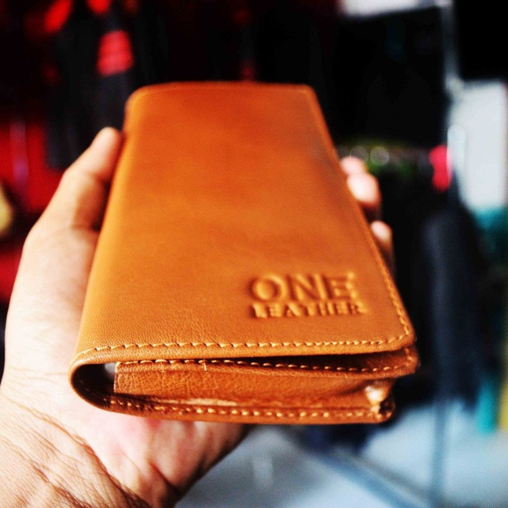 DOMPET KULIT PRIA ASLI DOMPET KULIT MODEL PANJANG DOMPET KULIT DOMBA DOMPET KULIT WARNA COKLAT KEREN