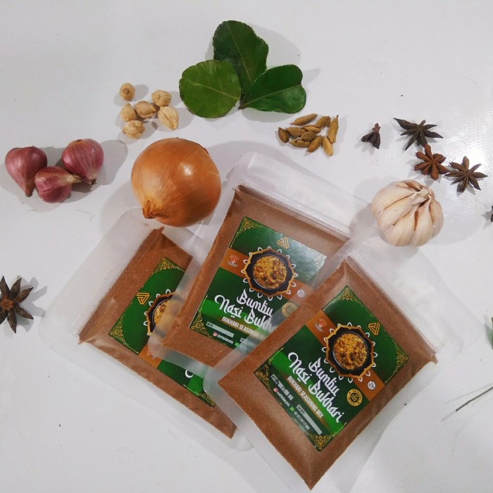 

Bumbu nasi bukhari instant spesial apagam jaya
