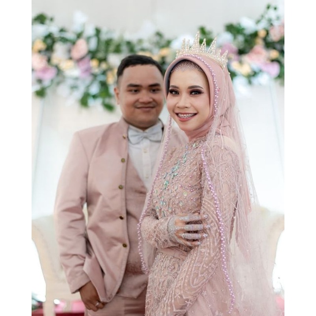 Gaun Preloved Rosegold Slim