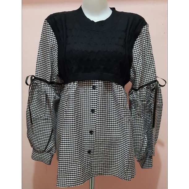 Atasan rajut Zara Woman Premium..