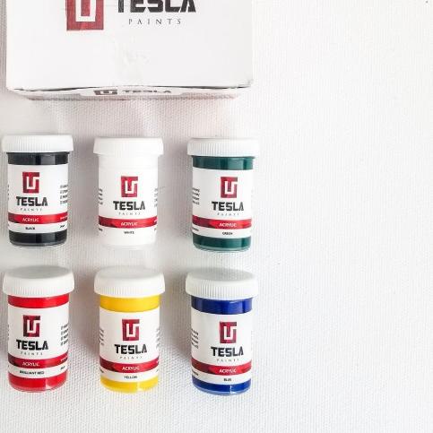 

Tesla Acrylic Paint / Cat Akrilik set (6 x 24ml)