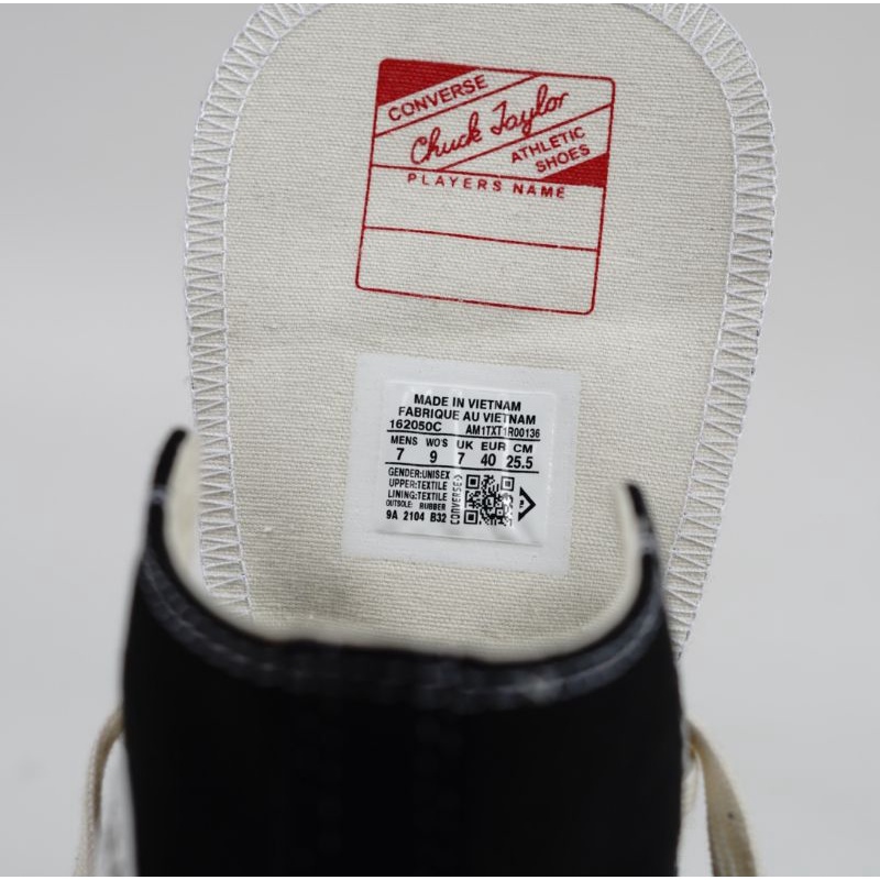 Sepatu Converse All Star 70s Hi Black Egret