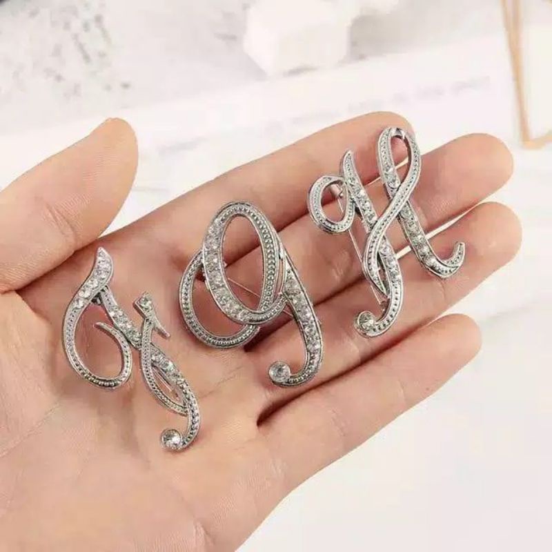 Bros Korea Inisial Huruf Premium Jumbo Import