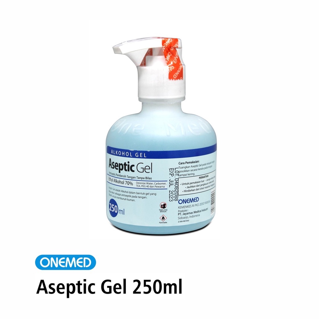 Aseptic Gel Hand Sanitizer 250ml OneMed