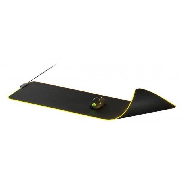 Mousepad Steelseries QcK Prism Cloth XL RGB - Gaming - Original Resmi