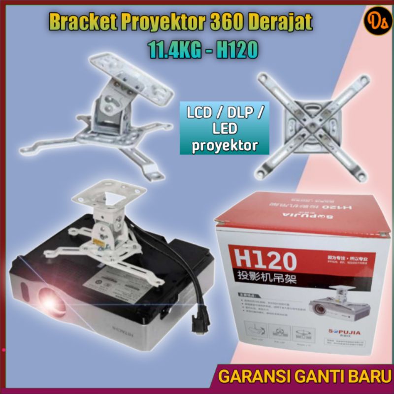 PROMO Bracket Proyektor 360 Derajat 11.4KG - H120 SOPUJIA OMPJ0UWH