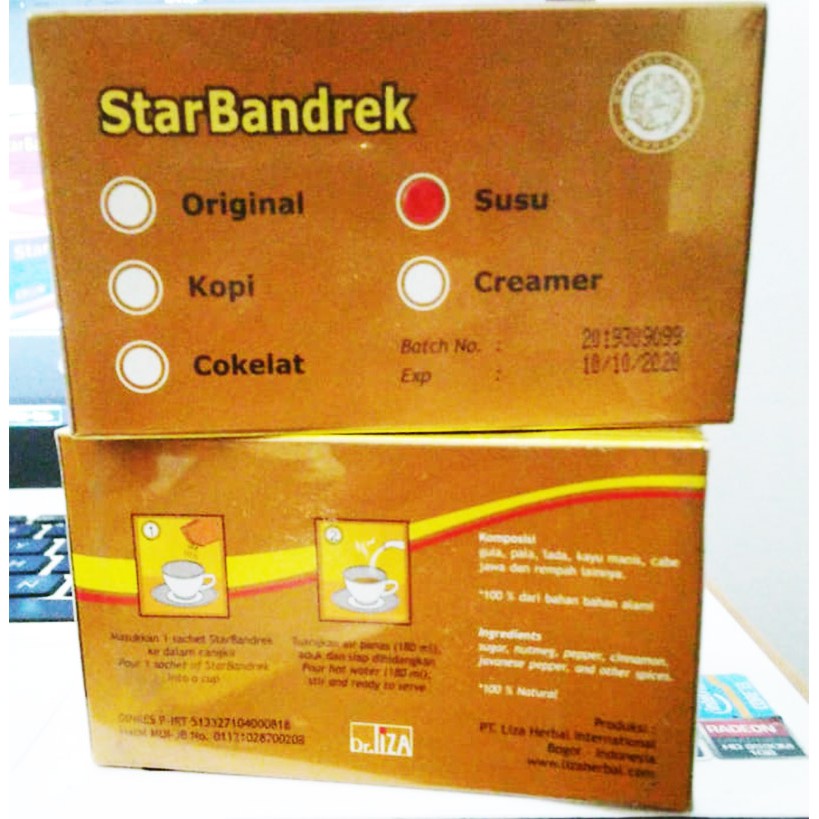 Starbandrek Liza Herbal untuk Masuk angin dan Stamina Tubuh