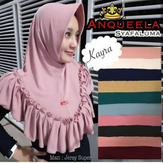 Anqueela kayra, hijab instan yg nyaman di pakek