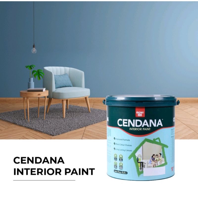 Mowilex Cendana Cat Dinding 5 Kg pilih warna.Cat interior