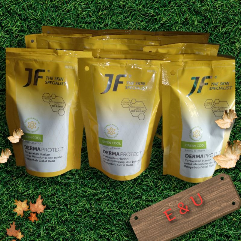 JF derma protect green cool pouch (isi ulang)