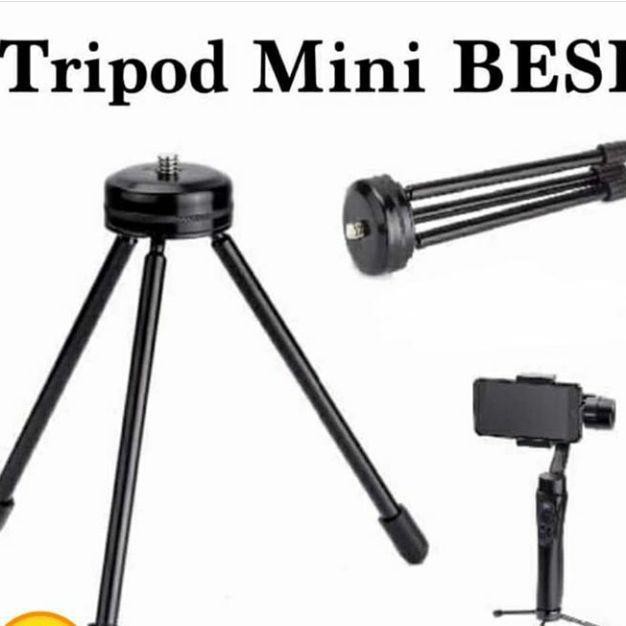 TRIPOD MINI BESI Portabel Camera DSLR / Hp Stabil & Kuat